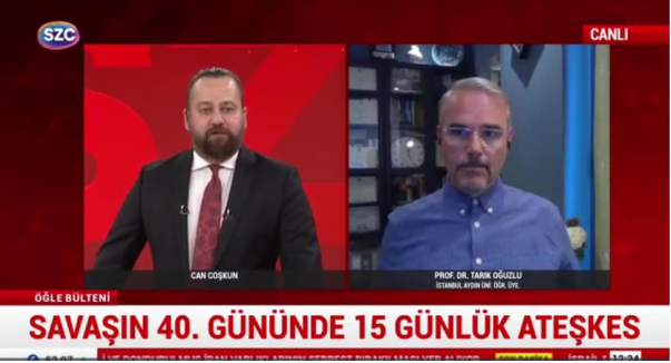 Prof. Dr. Tarık Oğuzlu Evaluates the US-Iran Ceasefire Agreement