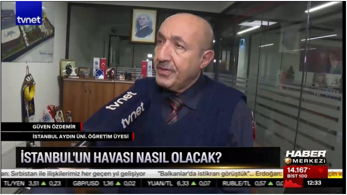 Dr. Güven Özdemir Assesses Severe Storm Conditions and Upcoming Weather Forecasts