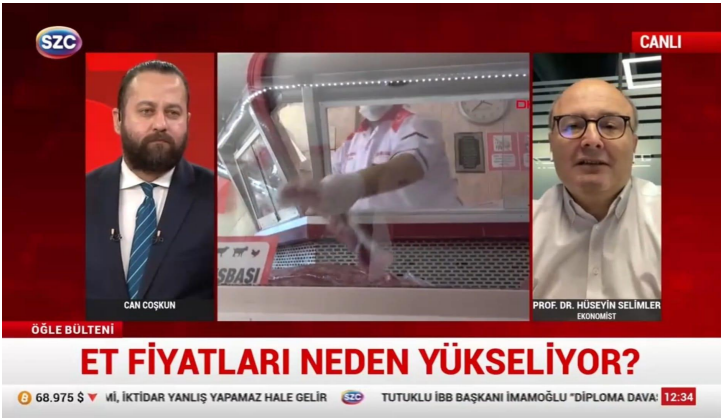 Prof. Dr. Hüseyin Selimler Evaluates Rising Meat Prices and Economic Developments During Ramadan
