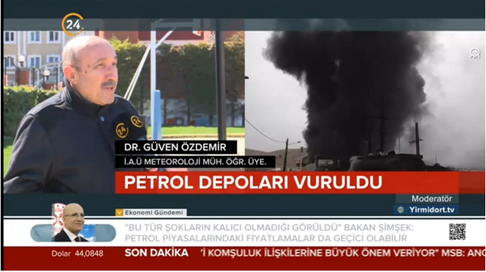 Dr. Güven Özdemir Evaluates the Regional and Domestic Effects of Fires at Iranian Oil Storage Facilities After U.S. Strikes