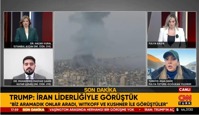 Dr. Hazar Vural Evaluates Trump’s Talks Statement with Iran, Iran’s Denial, and Subsequent Developments
