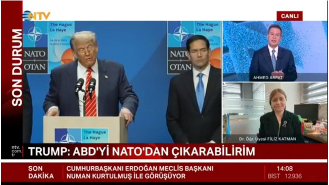 Dr. Filiz Katman Evaluates U.S. President Donald Trump’s Statements