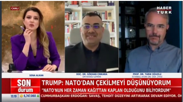 Prof. Dr. Tarık Oğuzlu Evaluates Trump’s Statements and Their Implications