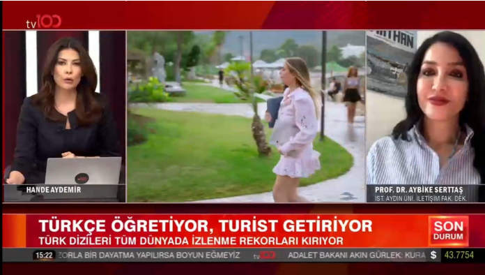 Prof. Dr. Aybike Serttaş Evaluates Turkey’s Global Representation Through TV Series and Export Success