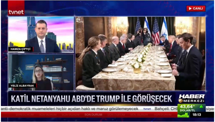 Yeliz Albayrak Evaluates Trump-Netanyahu Meeting and Its Purpose