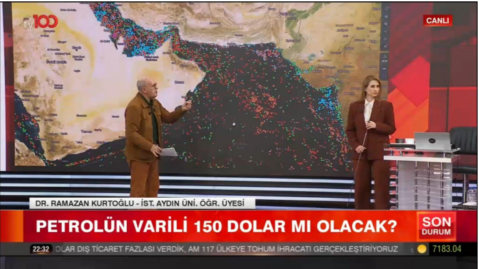 Dr. Ramazan Kurtoğlu Evaluates U.S.–Iran Tensions, Oil Price Impacts, and the Strategic Importance of the Strait of Hormuz