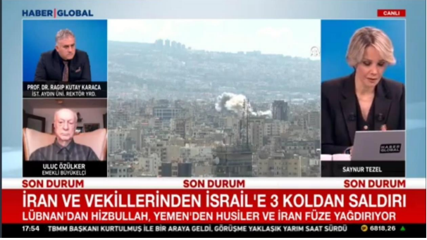 Vice Rector Prof. Dr. Kutay Karaca Evaluates Iran’s Attacks Against Israel and Regional Implications