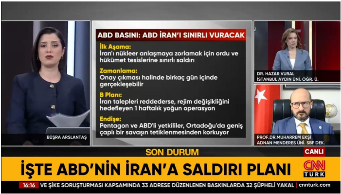 Dr. Hazar Vural Evaluates U.S. Sanctions on Iran, Diplomatic Talks, and the Strategic Importance of the Strait of Hormuz