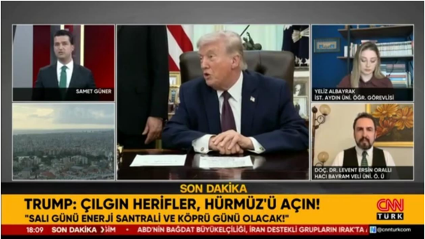 Lecturer Yeliz Albayrak Evaluates President Trump’s Statements