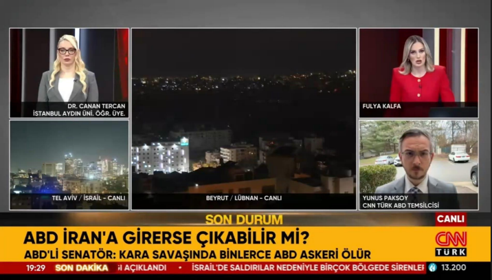 Dr. Canan Tercan Evaluates U.S. Strikes on Iranian Oil Facilities, Possible Ground Operation, and Recent Developments