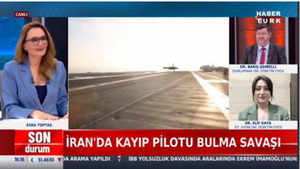 Dr. Elif Kaya Evaluates the Search and Rescue Operation for the Pilot of the Crashed U.S. Aircraft