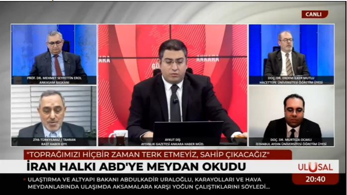 Assoc. Prof. Dr. Murteza Ocaklı Evaluates Recent Developments in Iran and US Statements