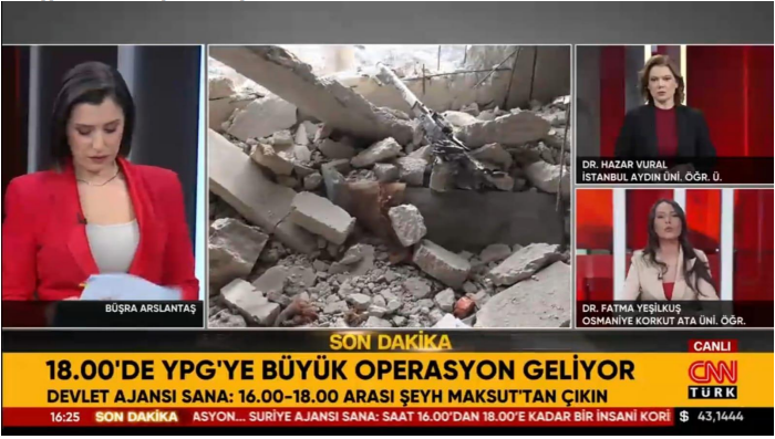 Dr. Hazar Vural Evaluates the Syrian Government’s Operation Against the YPG in Aleppo and Its Aftermath