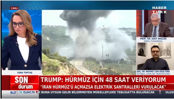 Assoc. Prof. Dr. Cem Oğultürk Evaluates Trump’s Statement on the Strait of Hormuz, Iran’s Response, and Latest Developments in the War