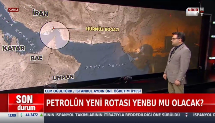 Assoc. Prof. Dr. Cem Oğultürk Evaluates Alternative Routes After Iran’s Strait of Hormuz Closure and Regional Countries’ Responses