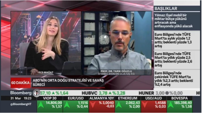 Prof. Dr. Tarık Oğuzlu Evaluates U.S. Intervention in the Middle East and Its Future Strategy