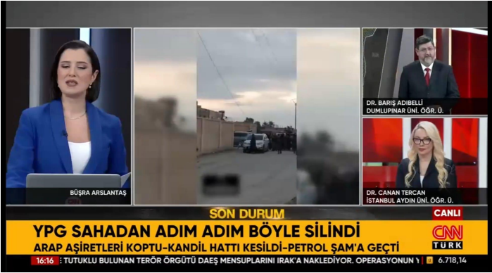 Dr. Canan Tercan Evaluates YPG Withdrawal, the Damascus Government’s Operation, and Türkiye’s Stance