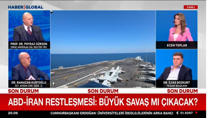 Dr. Ramazan Kurtoğlu Evaluates U.S.–Iran Tensions and Protests in Iran