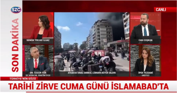 Dr. Özgür Tör Evaluates Israel’s Ongoing Attacks and the USA’s Stance