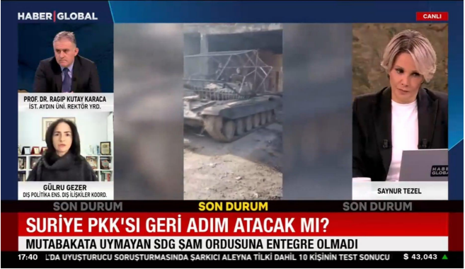Prof. Dr. Kutay Karaca Evaluates the Damascus Government’s Operation Against the YPG in Aleppo