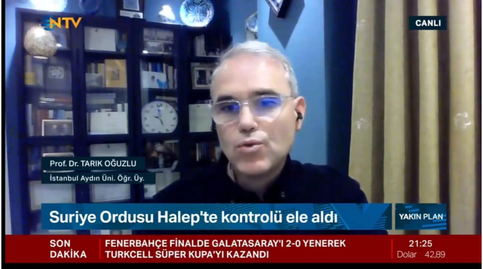 Prof. Dr. Tarık Oğuzlu Evaluates the Syrian Army’s Control of Aleppo Following the Operation Against the YPG