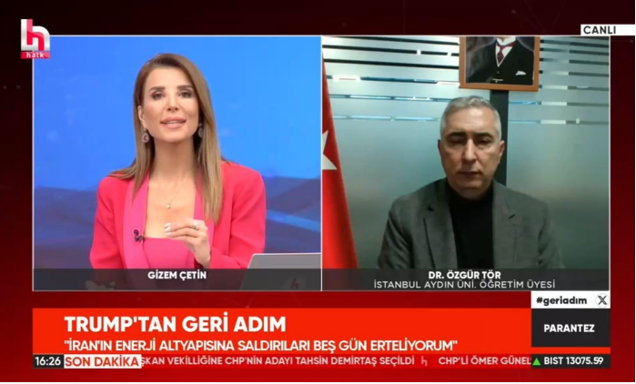 Dr. Özgür Tör Evaluates Trump’s Statements on Talks with Iran and Iran’s Denial