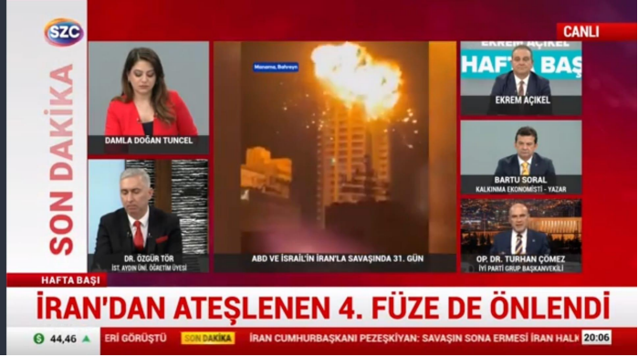 Dr. Özgür Tör Evaluates the Latest Developments in the Israel–U.S.–Iran Conflict and Regional Security Concerns