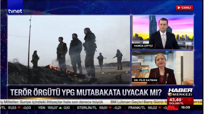 Dr. Filiz Katman Evaluates Compliance with the Syria-YPG Agreement and Türkiye’s Statements