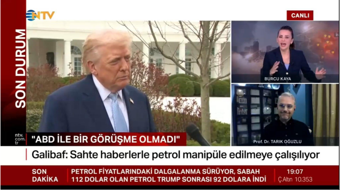 Prof. Dr. Tarık Oğuzlu Evaluates Developments Following Iran’s Denial of Trump’s Talks Statement