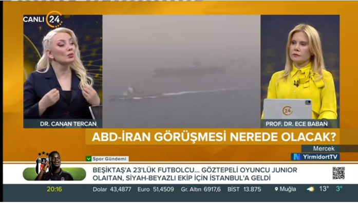 Dr. Canan Tercan Evaluates Recent Developments in Iran