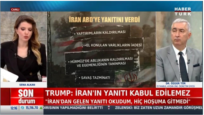 Dr. Özgür Tör Discusses the Announced Epstein Files and Latest Developments in the Foreign Policy Agenda