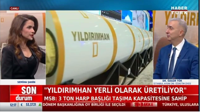Dr. Özgür Tör Discusses the Features of the Domestic Yıldırımhan Missile, Its Capabilities, and the Latest Developments in the Defense Industry