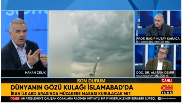 Prof. Dr. Kutay Karaca Evaluates Iran–US Negotiations