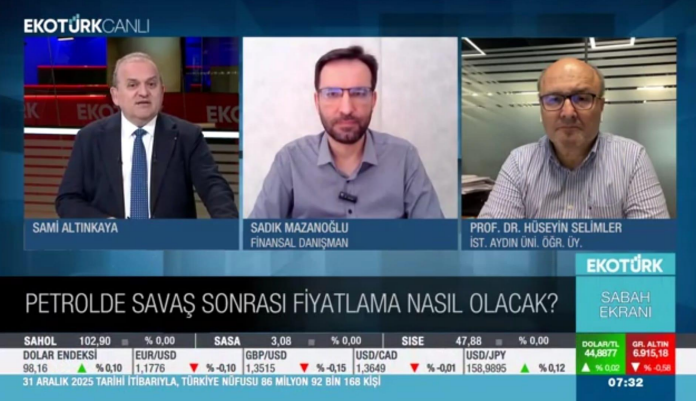 Prof. Dr. Hüseyin Selimler Assesses the Economic Impact of the Iran–US–Israel Conflict