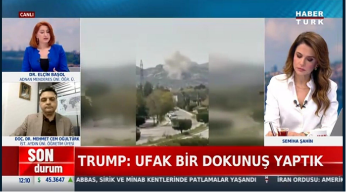Assoc. Prof. Dr. Cem Oğultürk Evaluates US-Iran Tensions, Diplomatic Dialogue Possibilities, and Regional Developments