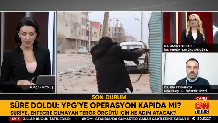 Öğretim Üyemiz Dr. Canan Tercan, Suriye'deki Son Gelişmeleri Değerlendirdi