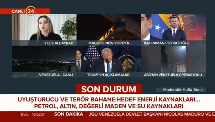 Öğretim Görevlimiz Yeliz Albayrak, ABD'nin Venezuela Operasyonunu Değerlendirdi