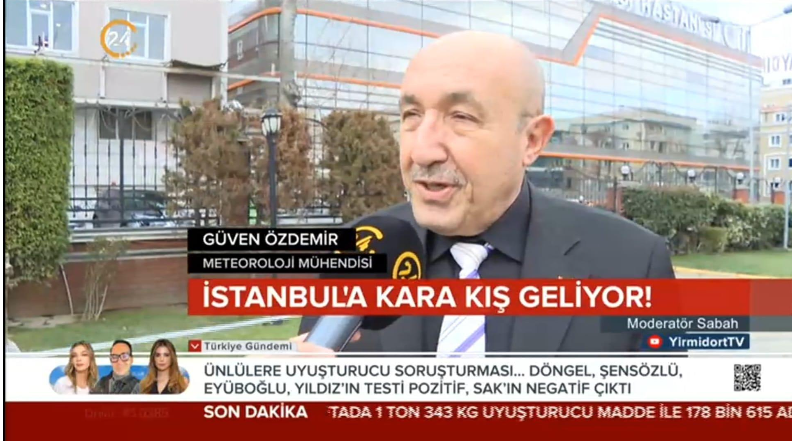 Öğretim Üyemiz Dr. Güven Özdemir, Soğuk Hava Dalgası ve Kar Yağışını Değerlendirdi