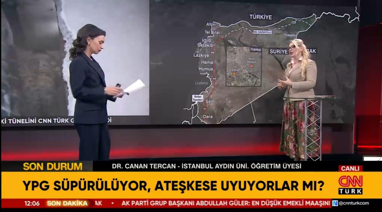 Öğretim Üyemiz Dr. Canan Tercan, Halep'teki Operasyonun Ardından Yaşanan Gelişmeleri Değerlendirdi