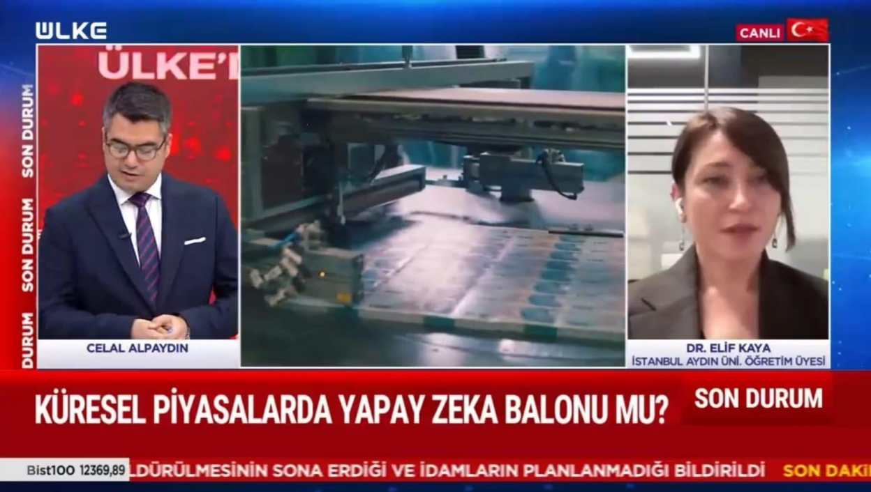Öğretim Üyemiz Dr. Elif Kaya, Küresel Ekonomik Piyasalardaki Son Gelişmeleri Değerlendirdi