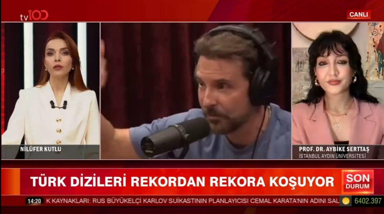 Öğretim Üyemiz Prof. Dr. Aybike Serttaş, Türk Dizilerinin Uluslararası Başarısını Değerlendirdi