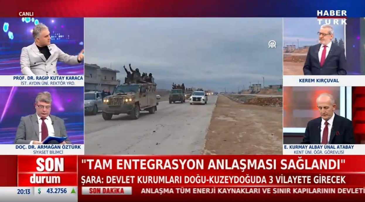 Öğretim Üyemiz Prof. Dr. R. Kutay Karaca, Suriye'deki Ateşkesi Değerlendirdi