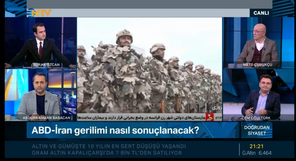 Öğretim Üyemiz Doç. Dr. Cem Oğultürk, ABD-İran Gerilimini Değerlendirdi