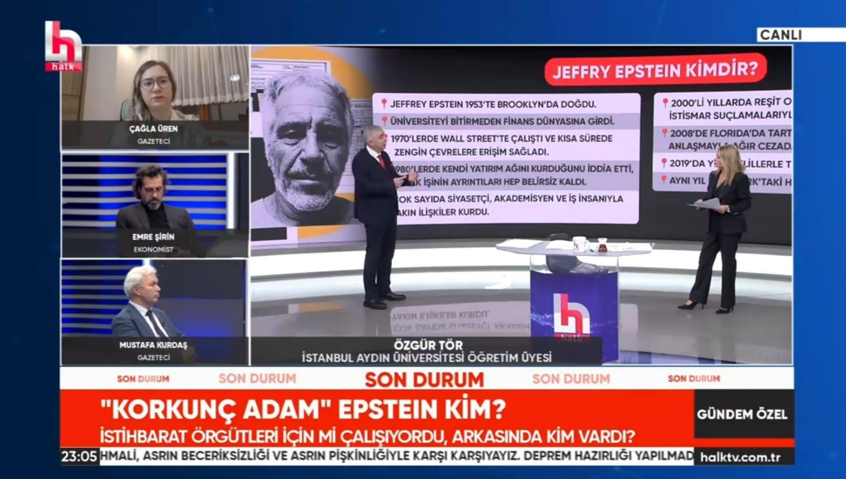 Öğretim Üyemiz Dr. Özgür Tör, Epstein Dosyaları ve Dış Politika Gündemini Değerlendirdi