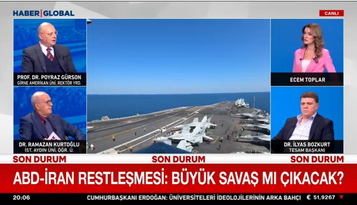 Öğretim Üyemiz Dr. Ramazan Kurtoğlu, ABD-İran Gerilimini Değerlendirdi