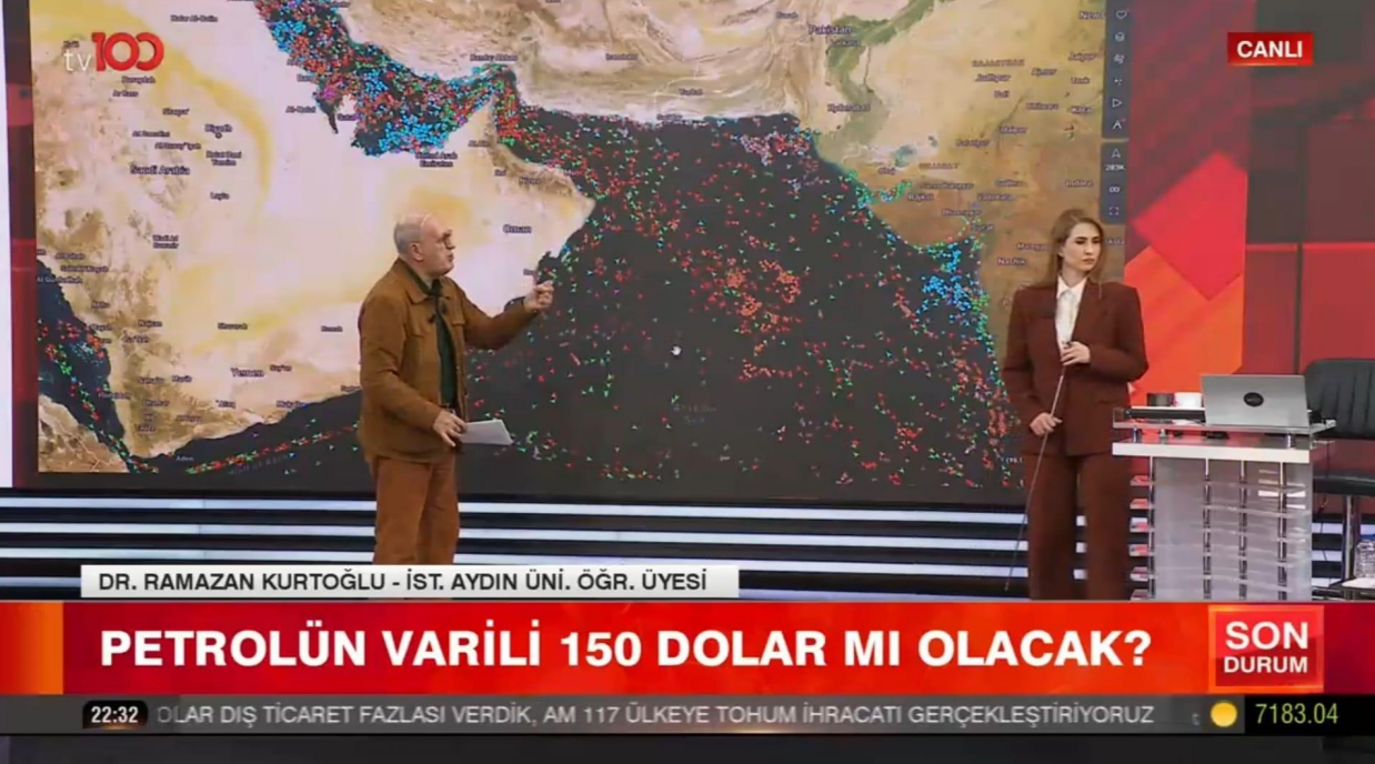 Öğretim Üyemiz Dr. Ramazan Kurtoğlu, ABD-İran Geriliminin Enerji Piyasalarına Etkisini Değerlendirdi