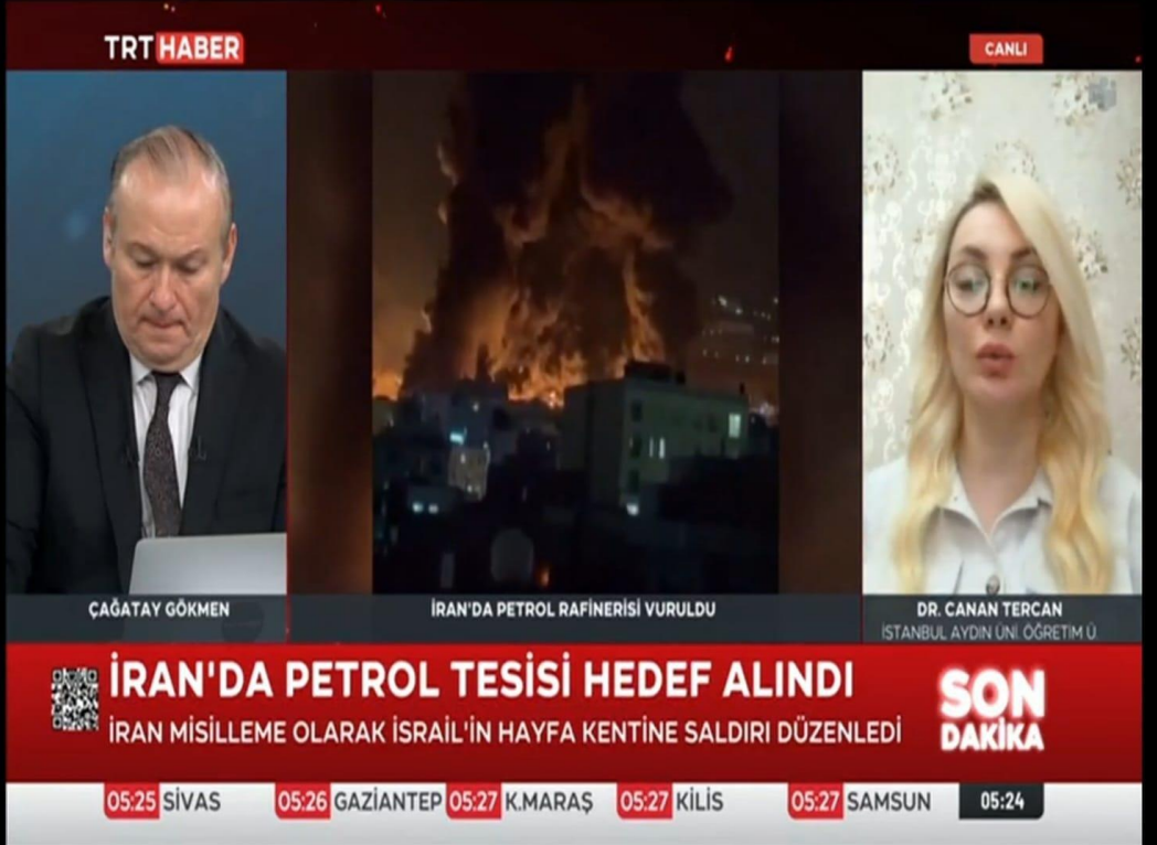 Öğretim Üyemiz Dr. Canan Tercan, ABD-İran Gerilimini Değerlendirdi