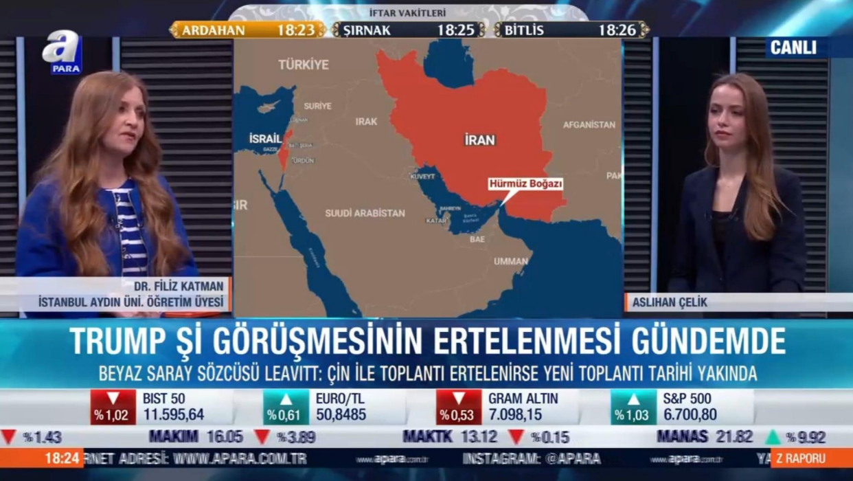Öğretim Üyemiz Dr. Filiz Katman, Orta Doğu’daki Son Gelişmeleri Değerlendirdi