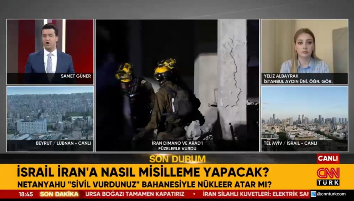 Öğretim Görevlimiz Yeliz Albayrak, Orta Doğu’daki Son Gelişmeleri Değerlendirdi