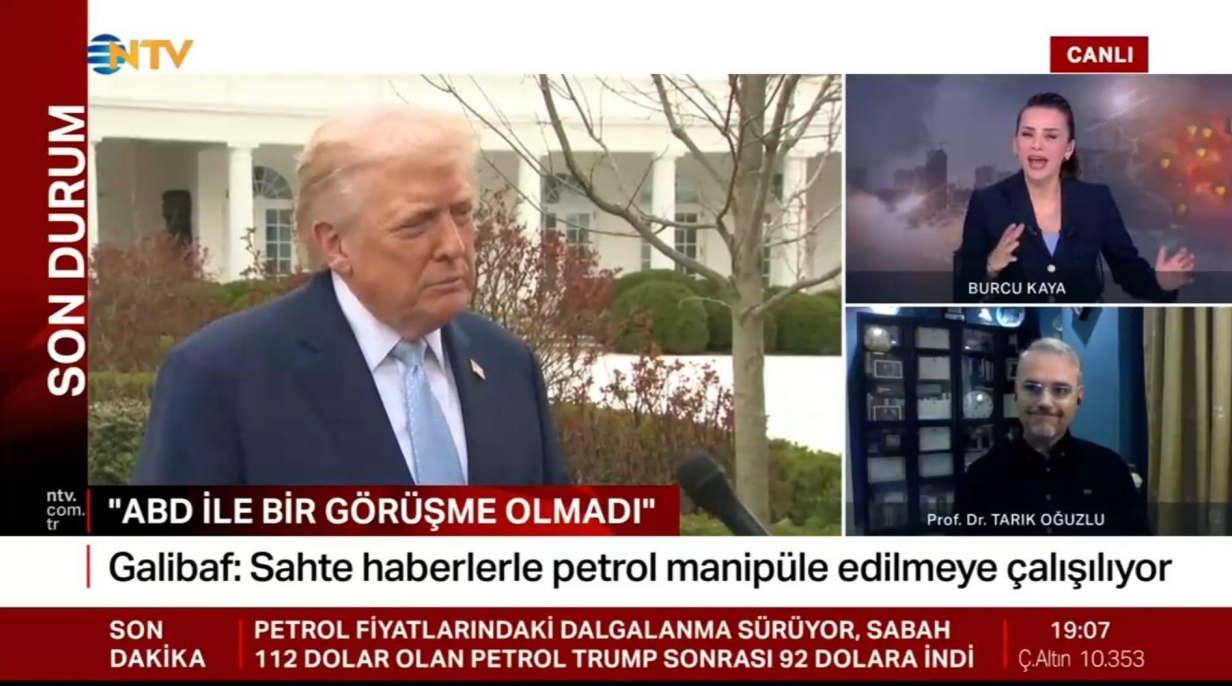 Öğretim Üyemiz Prof. Dr. H. Tarık Oğuzlu, ABD-İran Gündemini Değerlendirdi